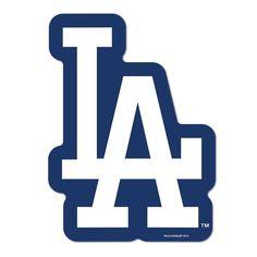LA Dodgers Logo - Los Angeles Dodgers Tropical Logo by DrDank. Pins and buttons