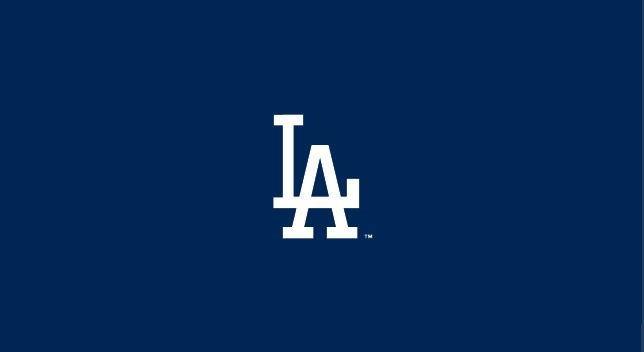 LA Dodgers Logo - Los Angeles Dodgers Pool Table