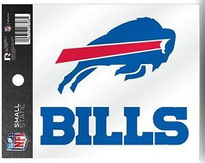 Bills Small Logo - Buffalo Bills Static Cling Auto NFL Logo Rico Small SS 4.5 x 3.5