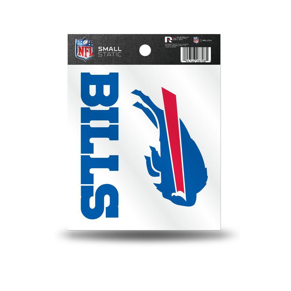 Bills Small Logo - Rico NFL Buffalo Bills Logo Static Cling Auto Decal Car Sticker ...