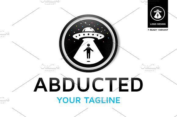 UFO Logo - Abducted - Ufo Logo Design ~ Logo Templates ~ Creative Market