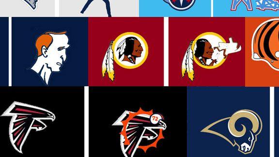 Funny NFL Logo - Check out Kurt Snibbe's revised NFL logos! Playbook