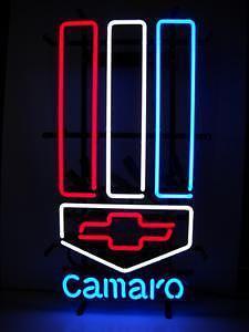 New Camaro Logo - New Chevy Camaro Neon Sign New Chevy Camaro Chevy Camaro Logo Neon