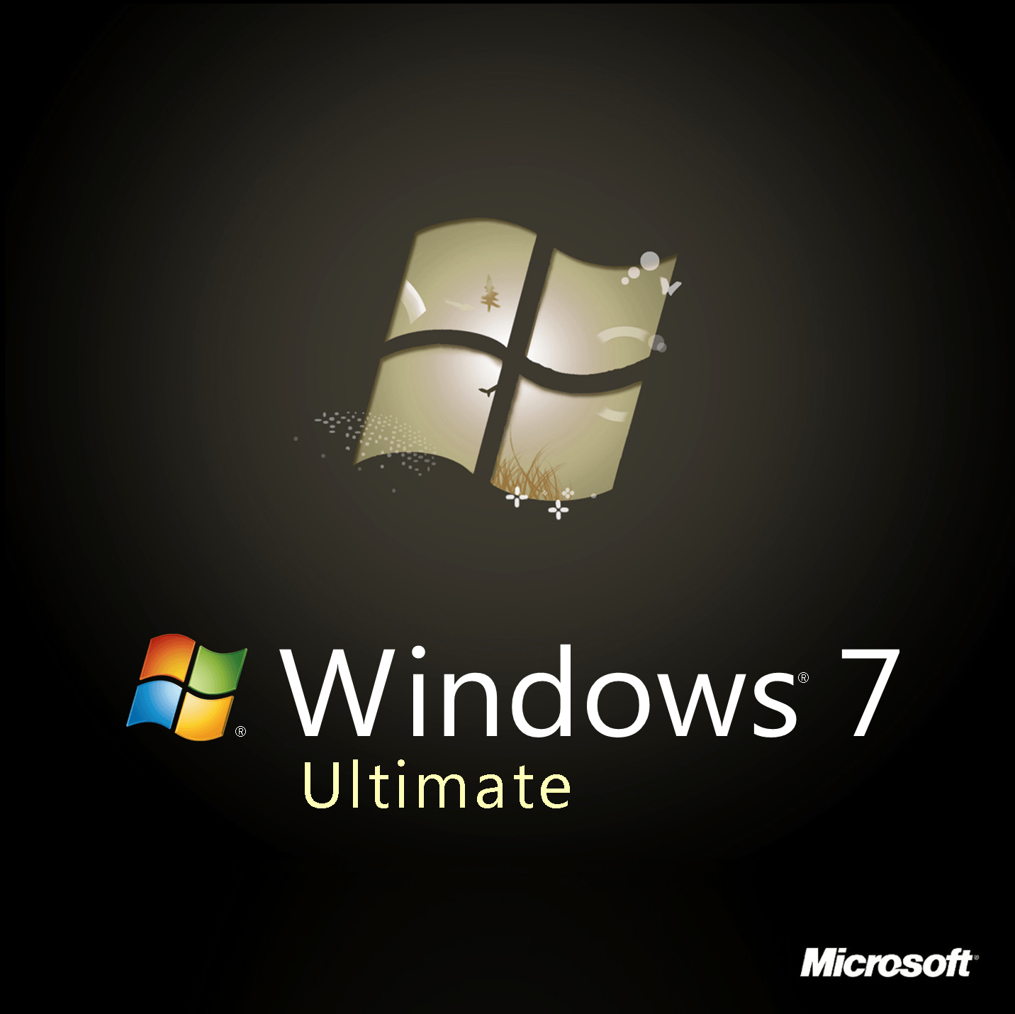Windows 7 Ultimate Logo - Picture of Windows 7 Ultimate Cd Logo