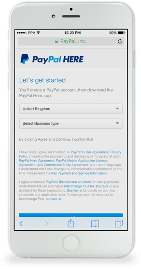 PayPal Here App Logo - PayPal Here Guide - PayPal Here Account | PayPal UK