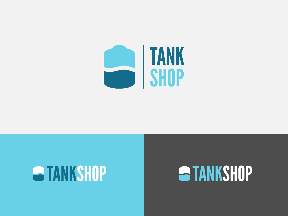 Modern Water Logo - Modern, Professional, Online Shopping Logo Design for Tank Shop by ...