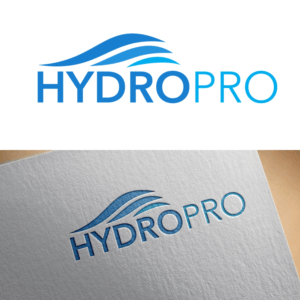 Modern Water Logo - Feminine, Bold, Water Company Logo Design for HydroPro