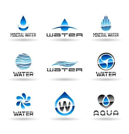 Modern Water Logo - Vector | free vector downloads site 'Give'