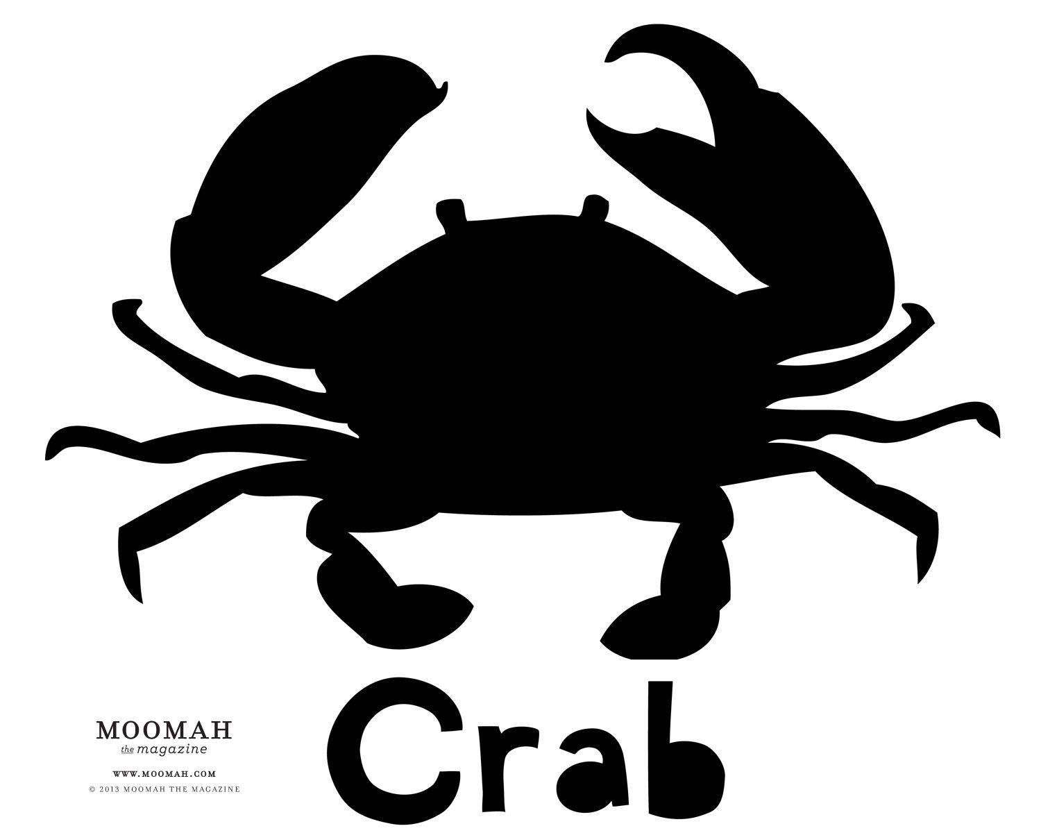 Shilloute Crab Logo - Crab Collage. Moomah the Magazine