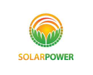 Solar Power Logo - SolarPower Designed