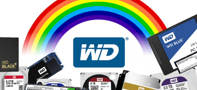 Red Gold and Blue Logo - What is the difference between the WD Colours - Blue, Red, Black ...