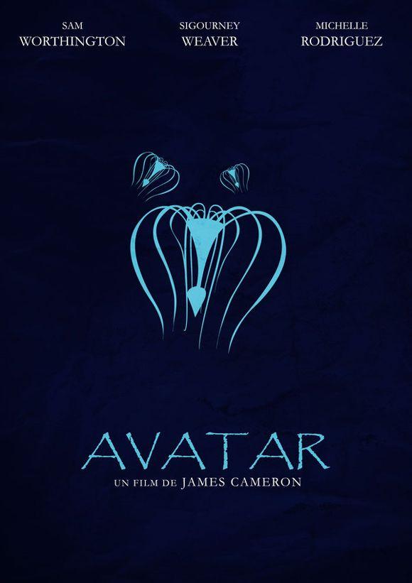 Avatar Movie Logo - 40 Beautifully Designed Minimal Movie Posters