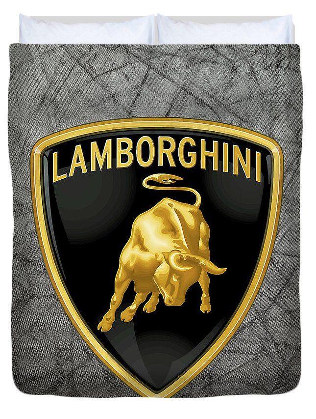 Lamborgini Logo - Lamborghini Logo Duvet Cover for Sale by Daniel Hagerman