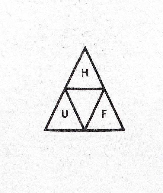 Huff Black and White Logo - HUF Black Wolf White Long Sleeve T Shirt