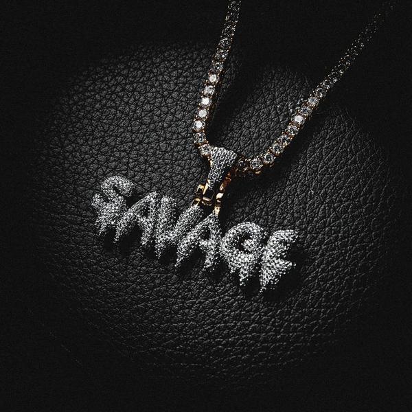 Dripping Savage Logo - Savage Pendant – The GLD Shop