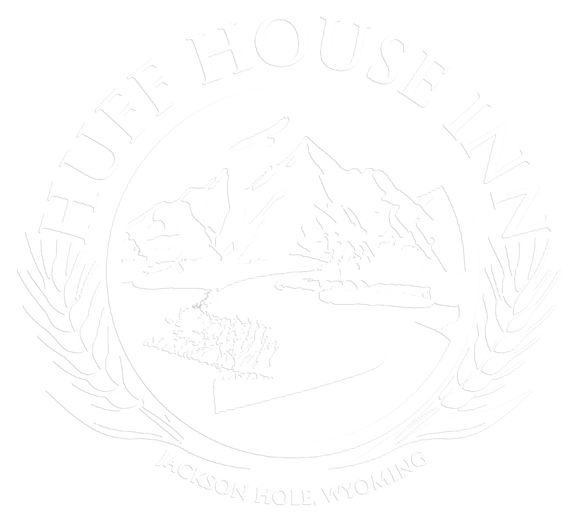 Huff Black and White Logo - Jackson Hole Boutique Hotels. Huff House Inn and Cabins