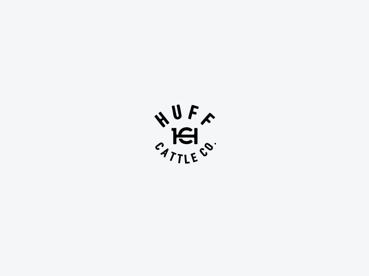 Huff Black and White Logo - Professional, Serious Logo Design for Huff Cattle Co. by mildtravis ...