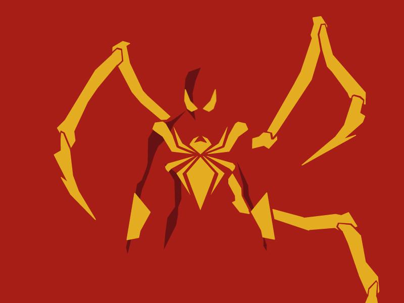 Iron Spider Logo - Iron Spider ← a cartoons Speedpaint drawing by Caiored - Queeky ...