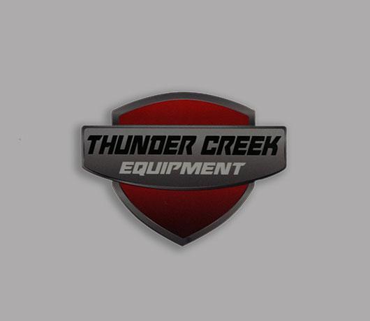 Red Shield Automotive Logo - TCE Red Shield Decal – Thunder Creek Equipment