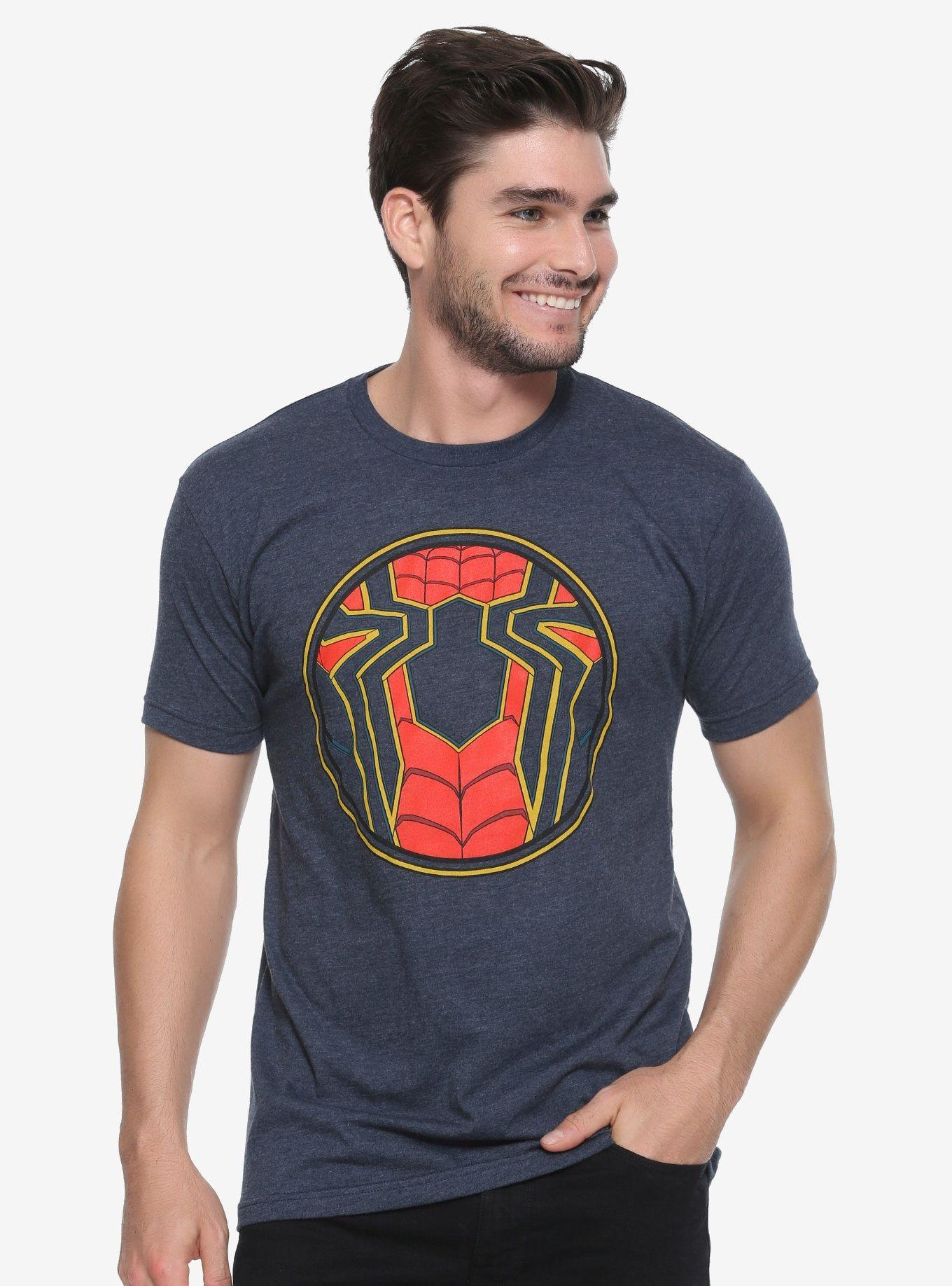 Iron Spider Logo - Marvel Spider Man Iron Spider Logo T Shirt