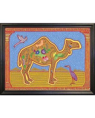 Camle with Black C Logo - Amazing Deal on Winston Porter 'C Camel' Graphic Art Print BF156913