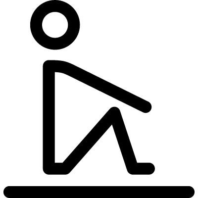 Stick Person Logo - Man Sitting On the Floor ⋆ Free Vectors, Logos, Icons and Photos ...