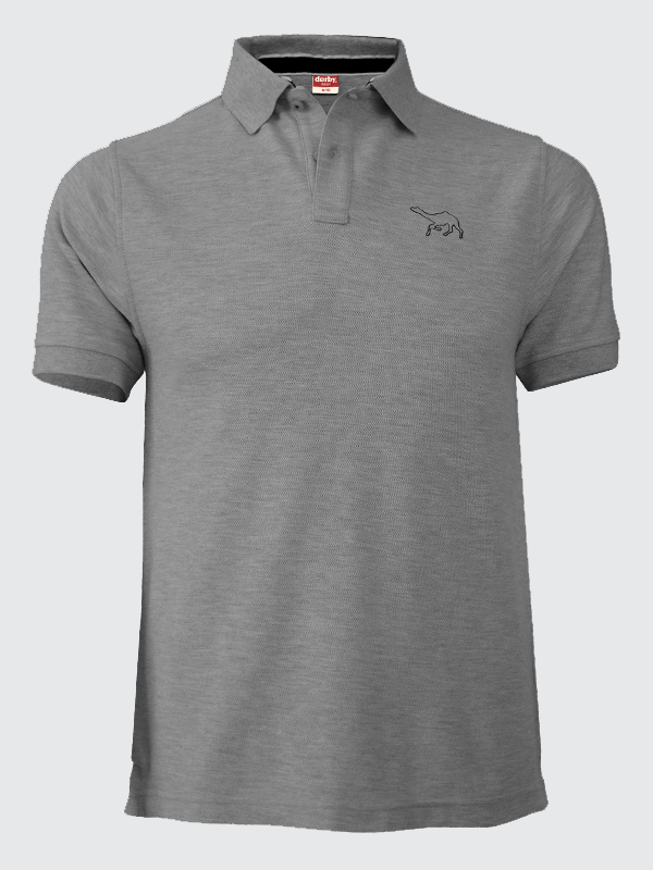 Camle with Black C Logo - Polo Shirt (T Shirt) Camel Logo