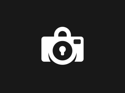 Cool Camera Logo - Lock Camera Logo. Minimal Logo. Camera Logo, Logos