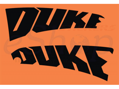 Orange Duke Logo - Duke 640 2002 set | Eshop Stickers