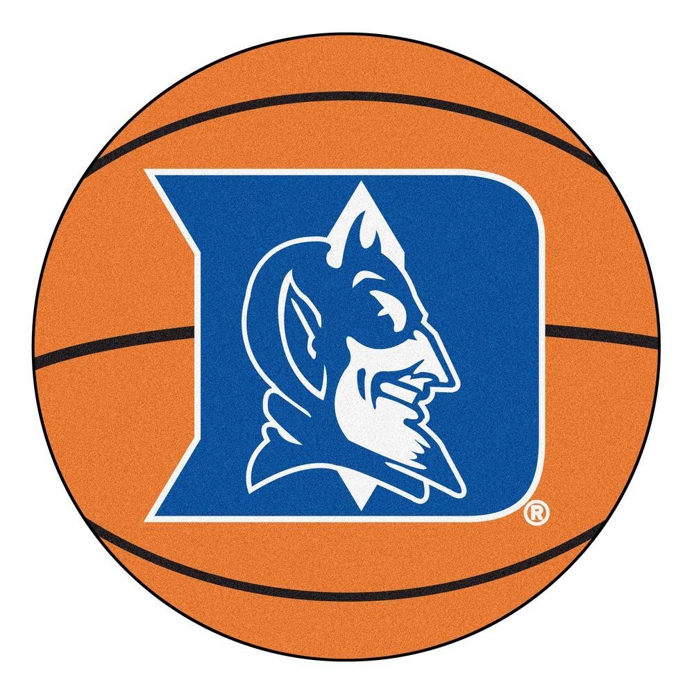 Orange Duke Logo - FANMATS NCAA Duke University Orange 2 ft. x 2 ft. Round Area Rug ...