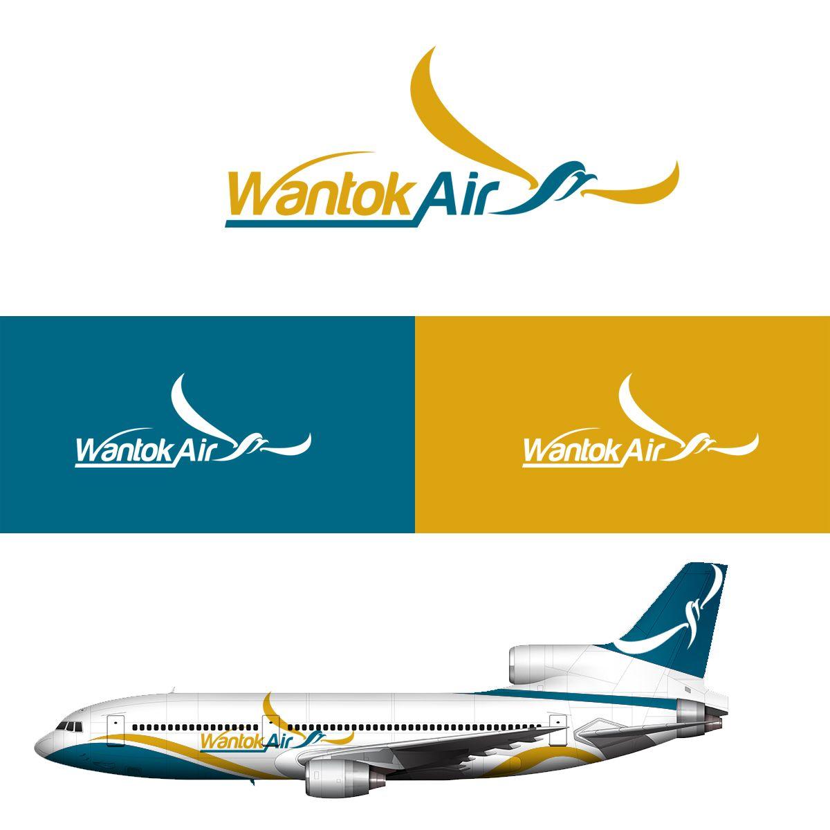 Yellow Airline Logo - Modern, Colorful, Airline Logo Design for Wantok Air