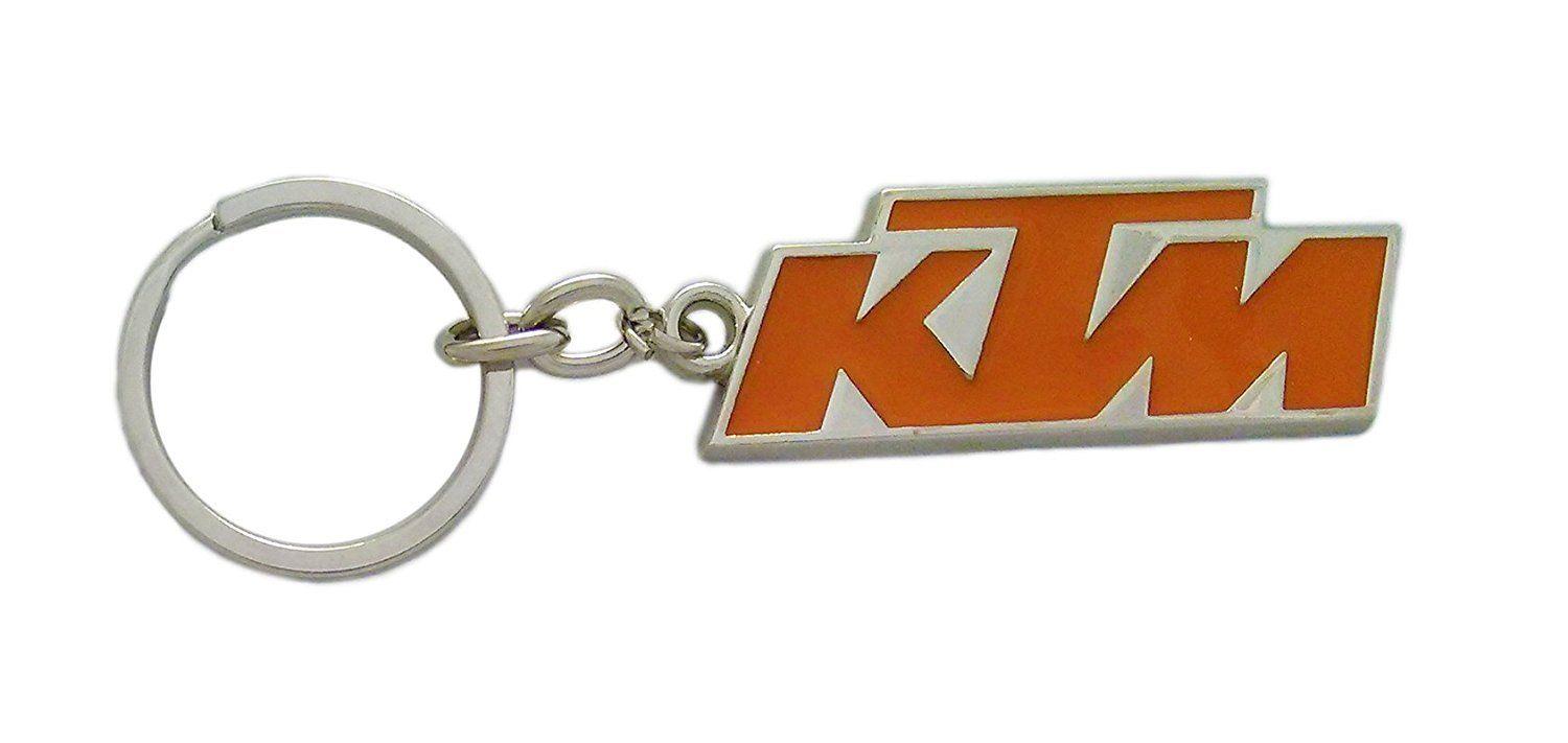 Orange Duke Logo - GCT KTM Duke Logo Metal Keychain. Keyring. Key Ring. Key Chain