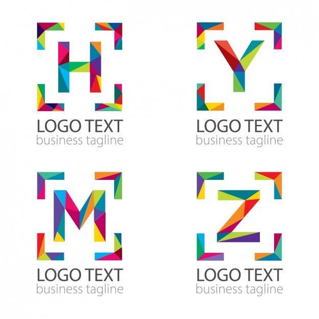 Modern Letter Logo - Modern letters logo Vector | Free Download