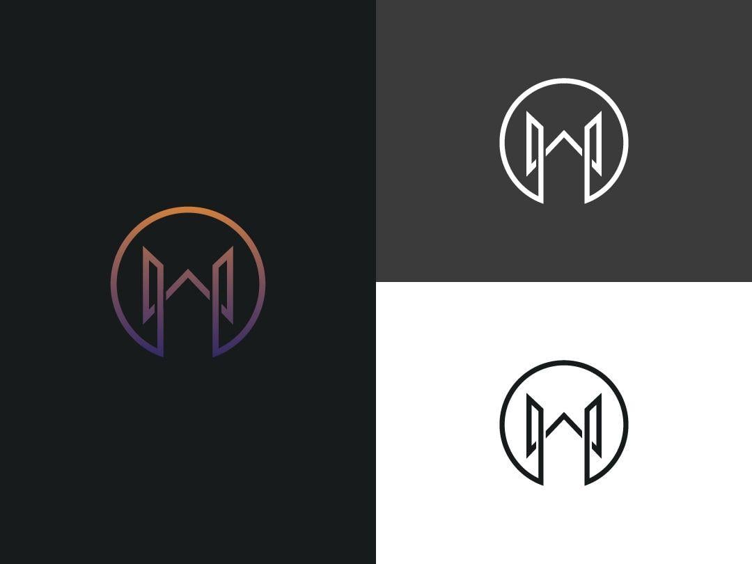Modern Letter Logo - Logo for sale - Modern Letter W by Kanades | Dribbble | Dribbble