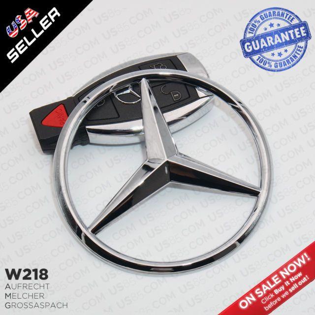 Mercedes-Benz Star Logo - Genuine OEM Black Rear Star Logo Emblem Badge for MERCEDES BENZ CLS