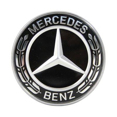 Mercedes-Benz Star Logo - FOR MERCEDES BENZ Flat Mount Hood Emblem Badge Star Logo Bonnet ...