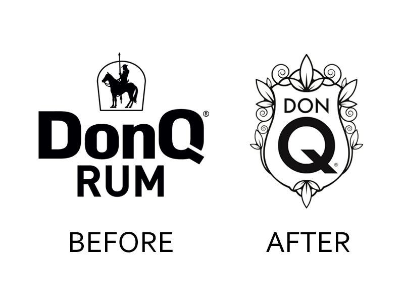 Don Q Logo - The 10 Best Corporate Logo Changes Of 2014. Typography. Logos