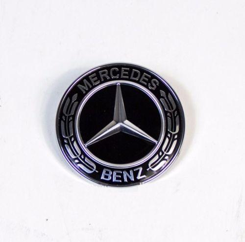 Mercedes-Benz Star Logo - Mercedes Benz Star Flat Hood Bonnet Logo Emblem Badge High Gloss ...