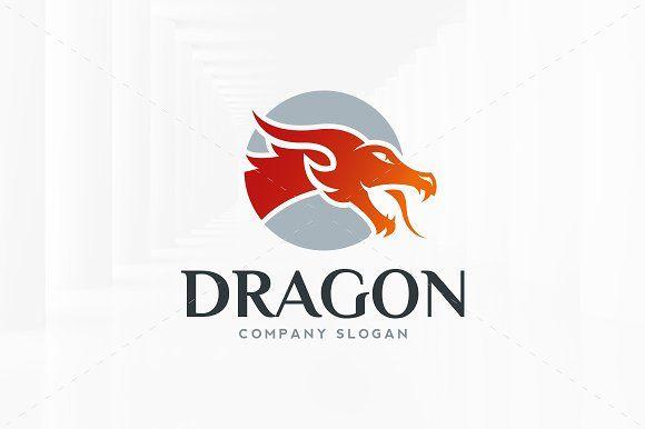 Dragon Head Logo - Dragon Head Logo Template ~ Logo Templates ~ Creative Market