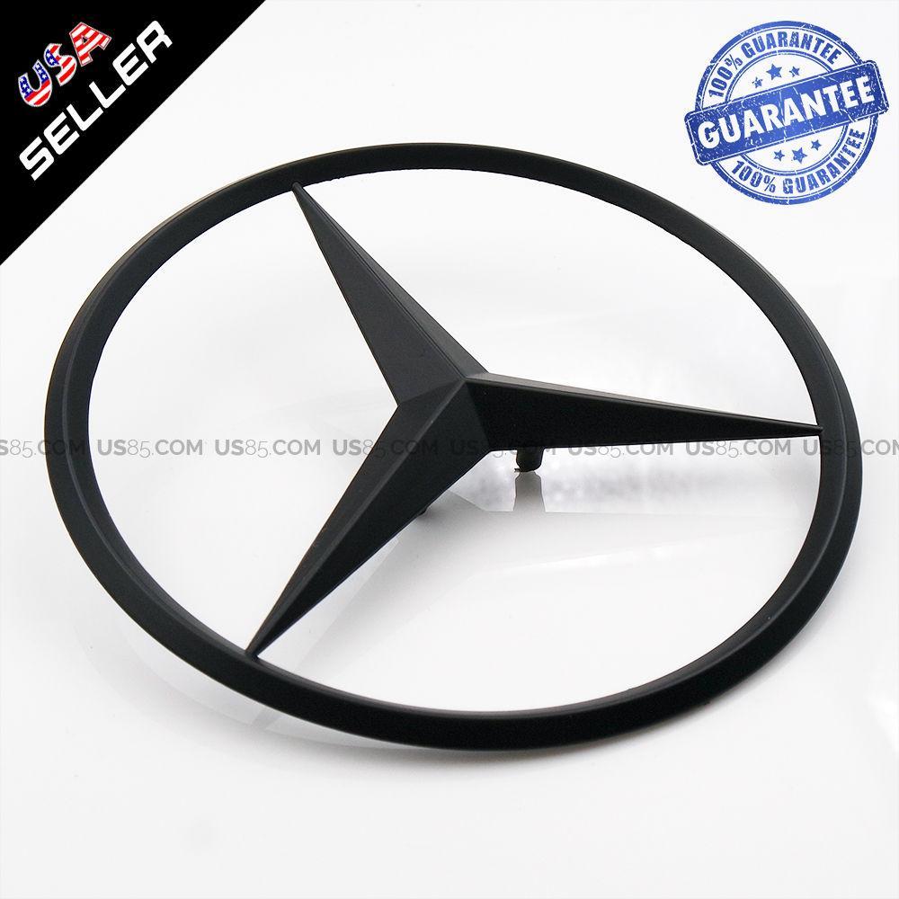 Mercedes-Benz Star Logo - Genuine Matte Black Mercedes-Benz Star Logo Trunk Rear Emblem W251 ...