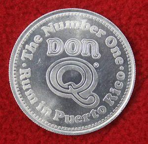 Don Q Logo - Vintage DON Q RUM TOKEN Numbered, The Number One In Puerto Rico