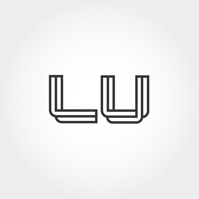 Lu Logo - modèle de lettre initiale lu logo Modèle de téléchargement gratuit ...