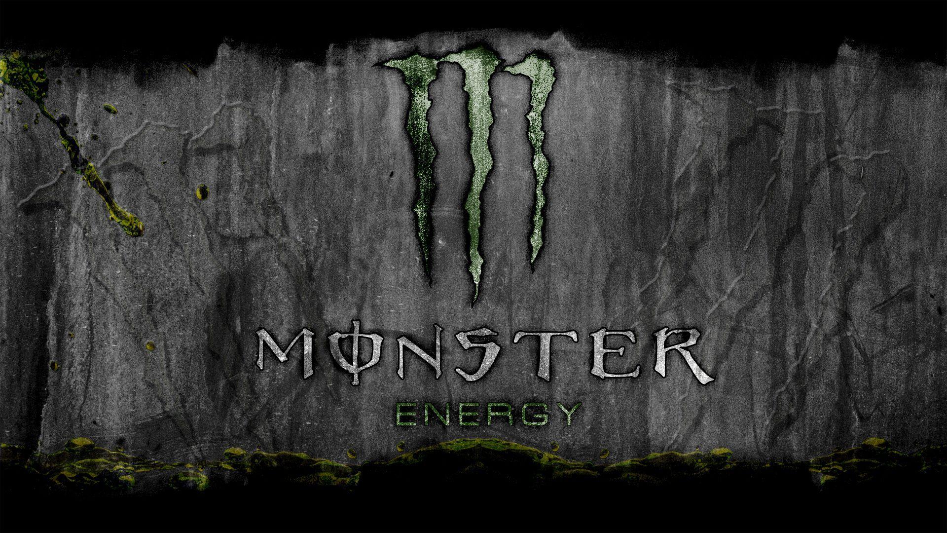 White Monster Energy Logo - D Monster Wallpaper HD Image, HD Picture, Background 1920×1080