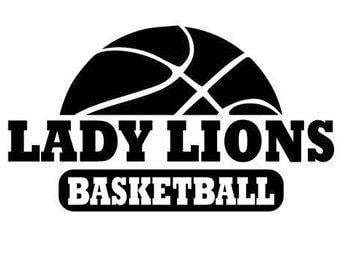Lady Lions Basketball Logo - Lions svg | Etsy