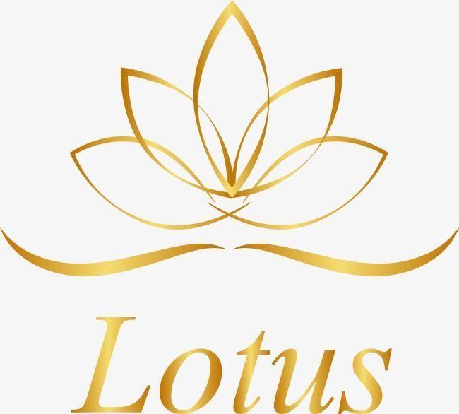 Gold Lotus Flower Logo - Pin by Traci Robertson on LOGOS FLORES | Lotus, Lotus logo, Logos