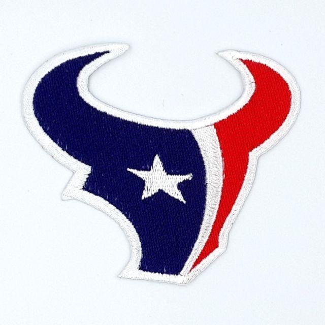 Houston Texans Logo - Houston Texans Iron on Patches Embroidered Badge Patch Applique Sew