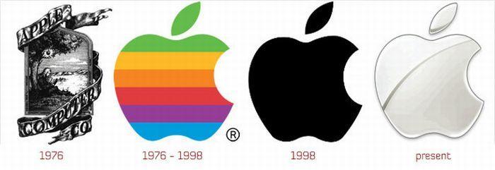 Early Apple Logo - The Secret Diary of Steve Jobs : Evolution of corporate logos
