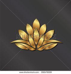 Gold Lotus Flower Logo - 72 Best Lotus Flower Illustration images in 2019 | Lotus, Lotus ...