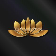 Gold Lotus Flower Logo - 72 Best Lotus Flower Illustration images in 2019 | Lotus, Lotus ...
