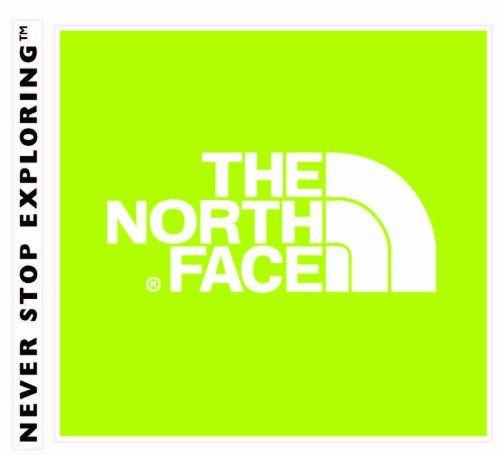 Green Face Logo - Buy 24 wall decals stickers The North Face logo. Good size: 4 ...
